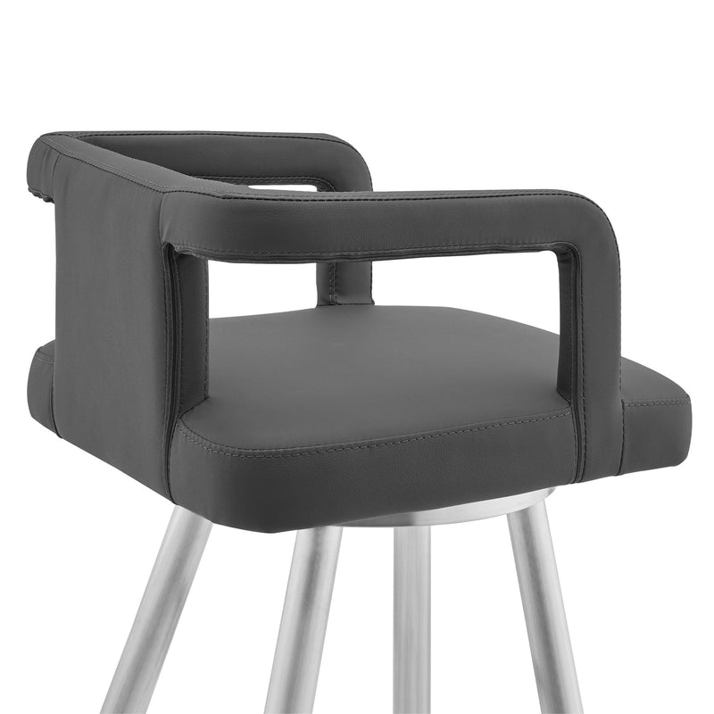 gabriele-30-gray-faux-leather-and-brushed-stainless-steel-swivel-bar-stool-5