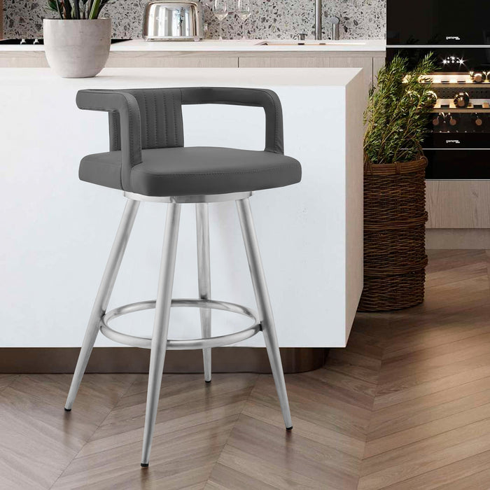 gabriele-30-gray-faux-leather-and-brushed-stainless-steel-swivel-bar-stool-8