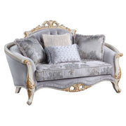 galelvith-gray-fabric-loveseat-w-4-pillows-1