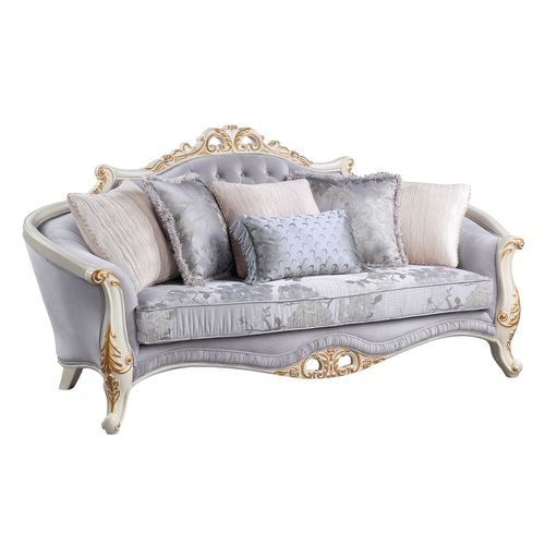 galelvith-gray-fabric-sofa-w-6-pillows-1