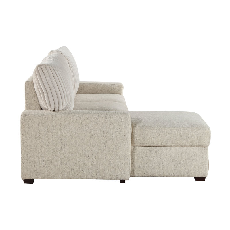 gallatin-beige-light-gray-2-2-piece-sectional-with-left-chaise-and-drop-down-cup-holders-storage-pouch-pull-out-bed-and-hidden-storage-12