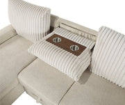 gallatin-beige-light-gray-2-2-piece-sectional-with-left-chaise-and-drop-down-cup-holders-storage-pouch-pull-out-bed-and-hidden-storage-2