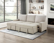 gallatin-beige-light-gray-2-2-piece-sectional-with-left-chaise-and-drop-down-cup-holders-storage-pouch-pull-out-bed-and-hidden-storage-4