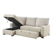 gallatin-beige-light-gray-2-2-piece-sectional-with-left-chaise-and-drop-down-cup-holders-storage-pouch-pull-out-bed-and-hidden-storage-7
