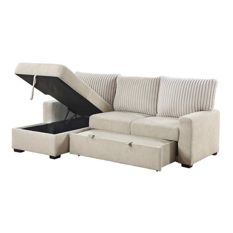 gallatin-beige-light-gray-2-2-piece-sectional-with-left-chaise-and-drop-down-cup-holders-storage-pouch-pull-out-bed-and-hidden-storage-7