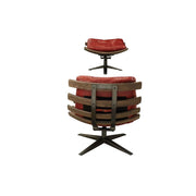 gandy-antique-red-top-grain-leather-chair-ottoman-4