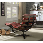 gandy-antique-red-top-grain-leather-chair-ottoman-7