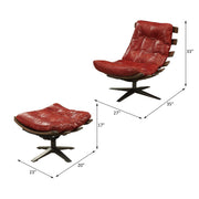 gandy-antique-red-top-grain-leather-chair-ottoman-8