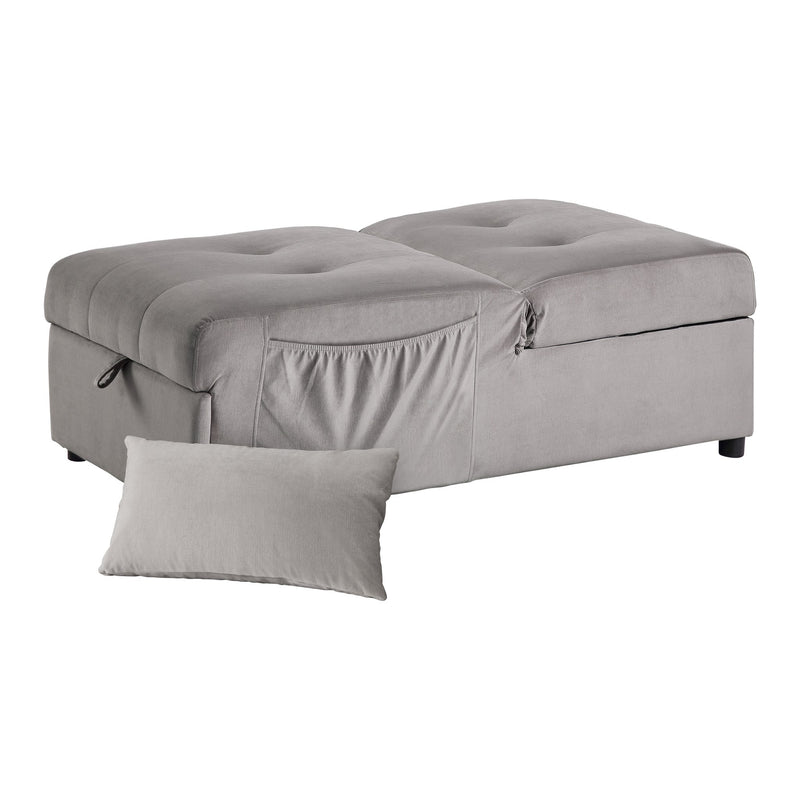 garrell-brownish-gray-lift-top-storage-bench-with-pull-out-bed-1