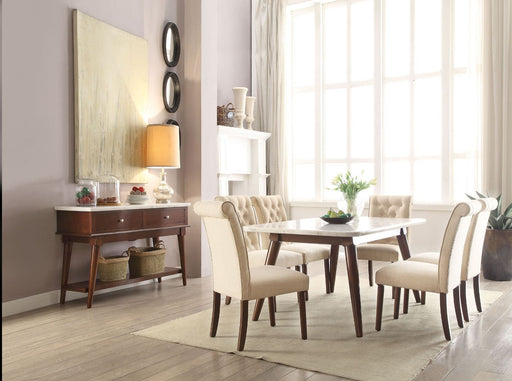 gasha-white-natural-marble-top-walnut-dining-table-1