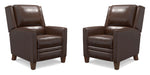 Parker Living Connor - Espresso Manual Recliner Two Pack