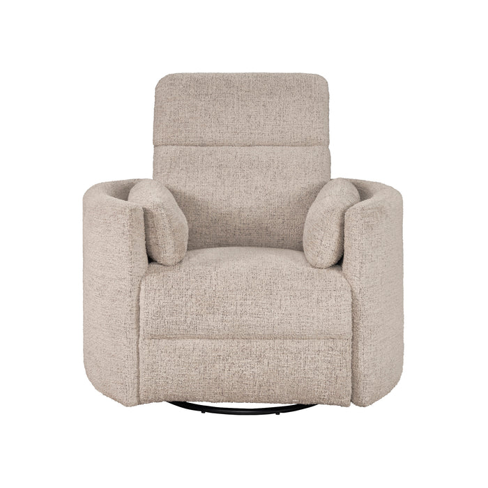 Parker Living Radius - Burlap Manual Swivel Recliner