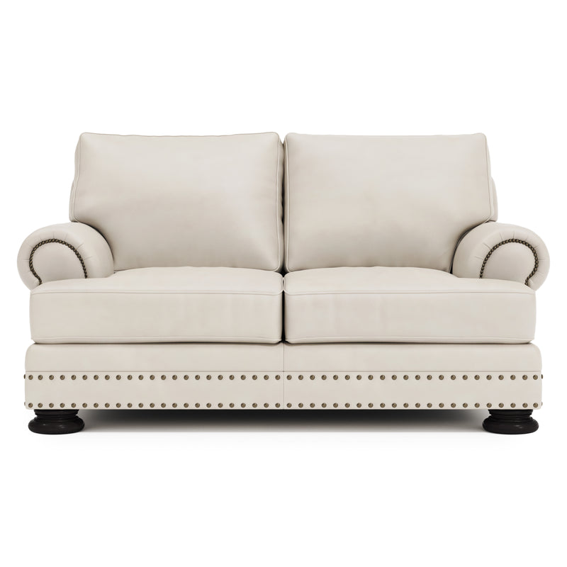 Foster Leather Loveseat