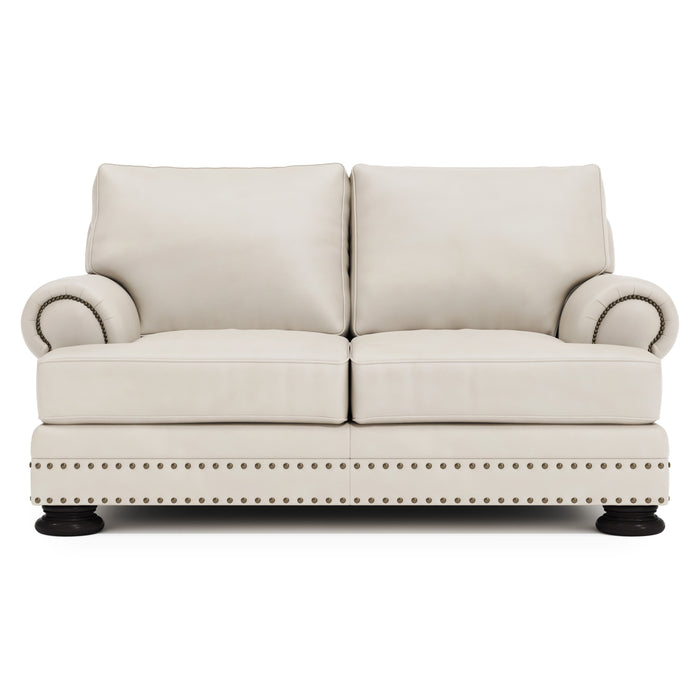 Foster Leather Loveseat - Furniture City (CA)l
