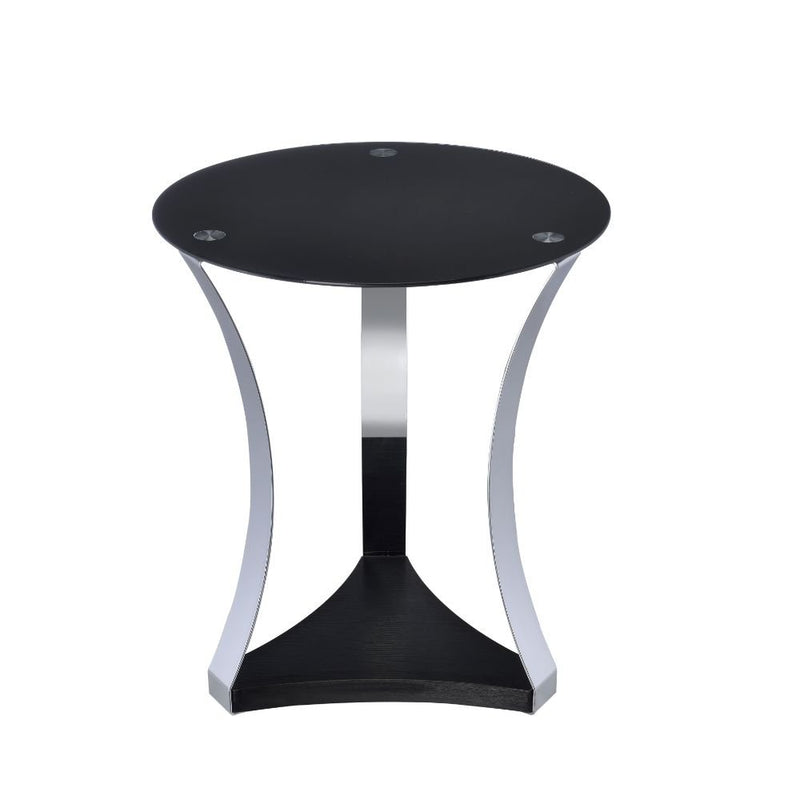 geiger-chrome-black-glass-end-table-1