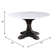 gerardo-white-natural-marble-top-weathered-espresso-dining-table-4