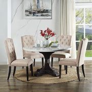 gerardo-white-natural-marble-top-weathered-espresso-dining-table-5
