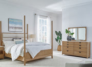 parker-house-escape-bedroom-king-poster-bed-with-dresser-and-mirror-1