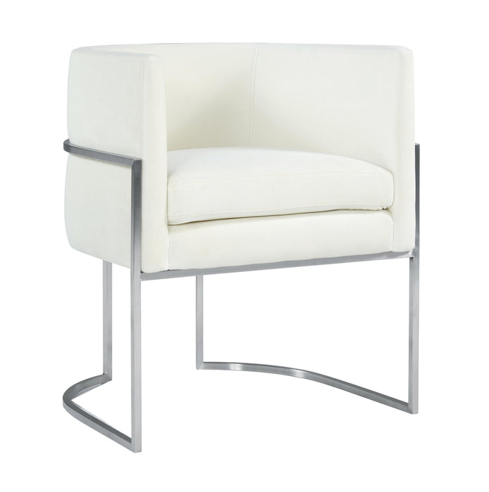 giselle-cream-velvet-dining-chair-silver-leg-1