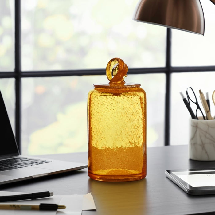 glass-10-jar-w-knot-lid-amber-bubble-12