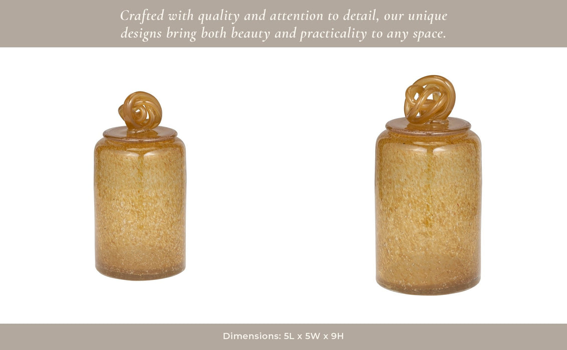 glass-10-jar-w-knot-lid-amber-bubble-13