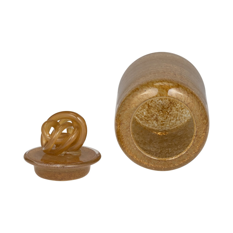 glass-10-jar-w-knot-lid-amber-bubble-4