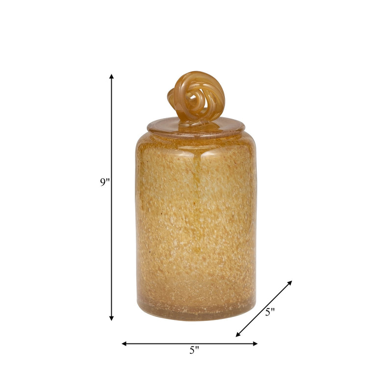 glass-10-jar-w-knot-lid-amber-bubble-8