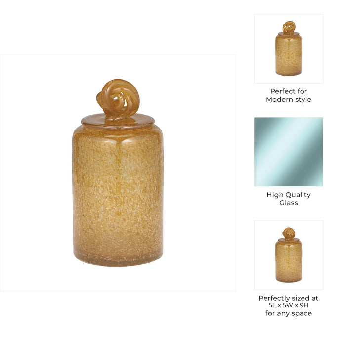 glass-10-jar-w-knot-lid-amber-bubble-9