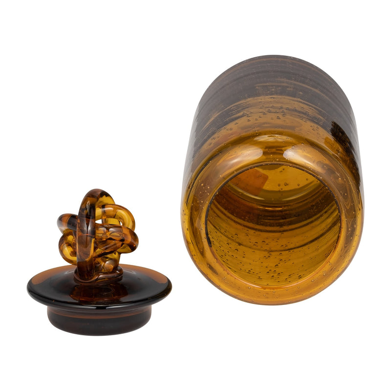 glass-12-jar-w-knot-lid-dark-amber-4