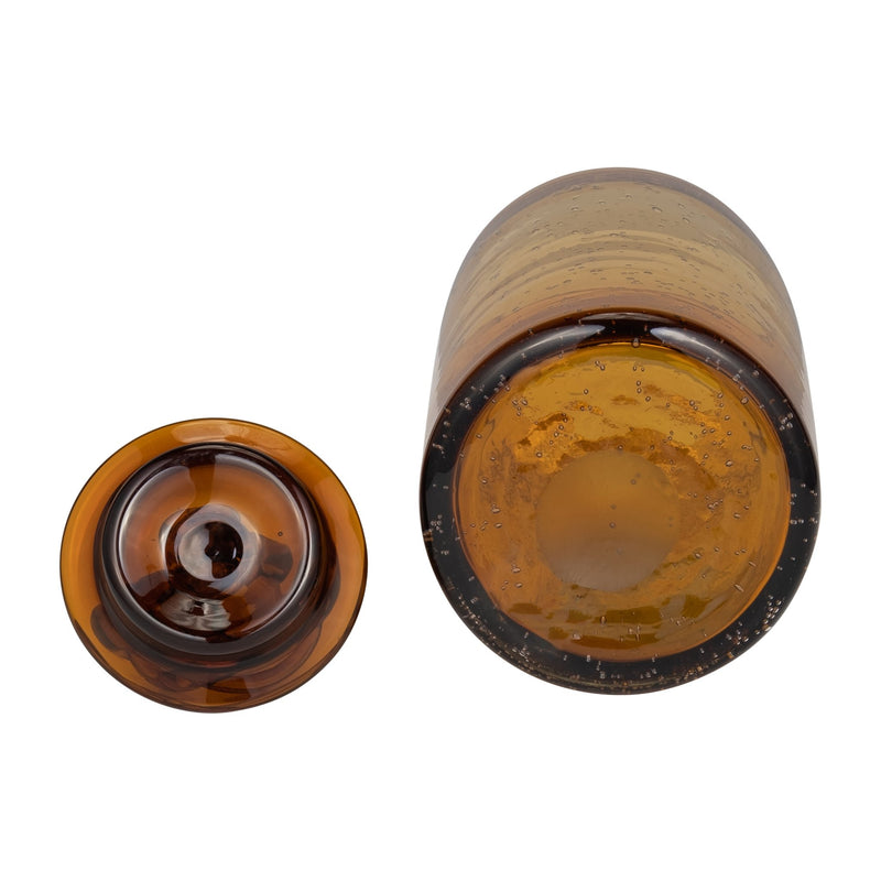 glass-12-jar-w-knot-lid-dark-amber-5