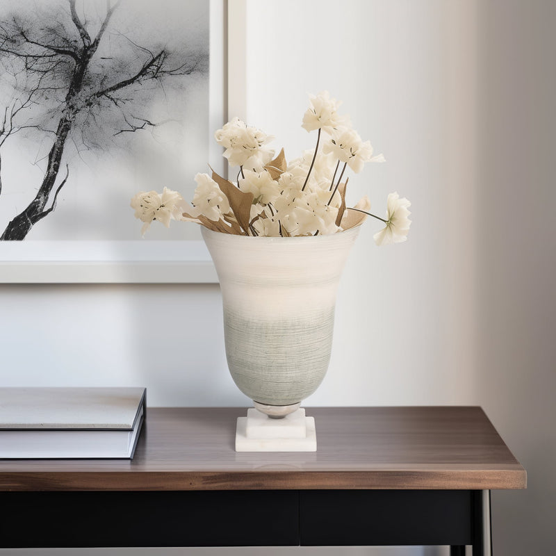 glass-12-vase-on-marble-base-sage-ivory-kd-11