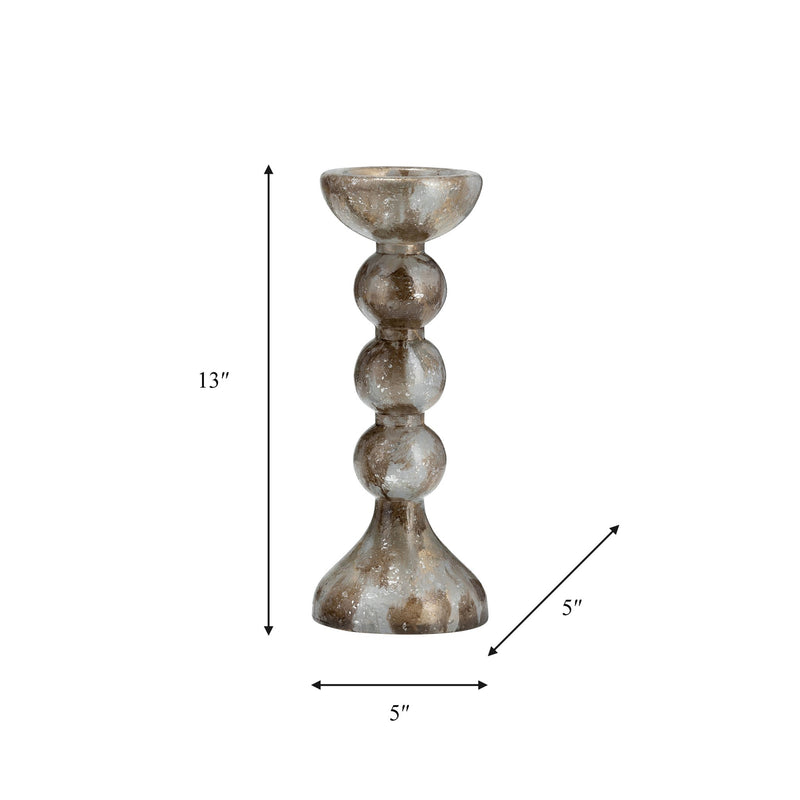 glass-13-h-bubbly-candle-holder-brown-1