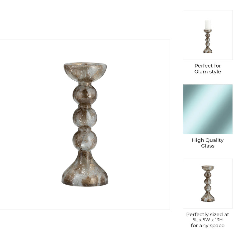 glass-13-h-bubbly-candle-holder-brown-2