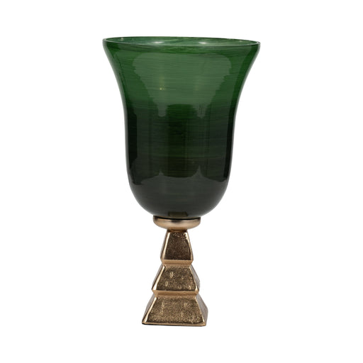 glass-15-5th-ave-vase-on-stand-green-gold-1
