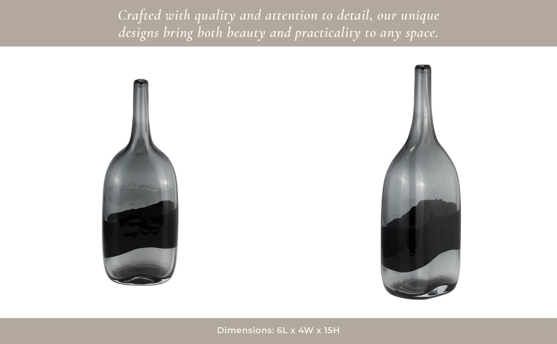 glass-15-h-long-neck-2-tone-vase-smoke-black-15