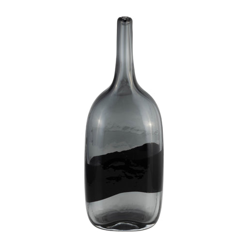 glass-15-h-long-neck-2-tone-vase-smoke-black-1
