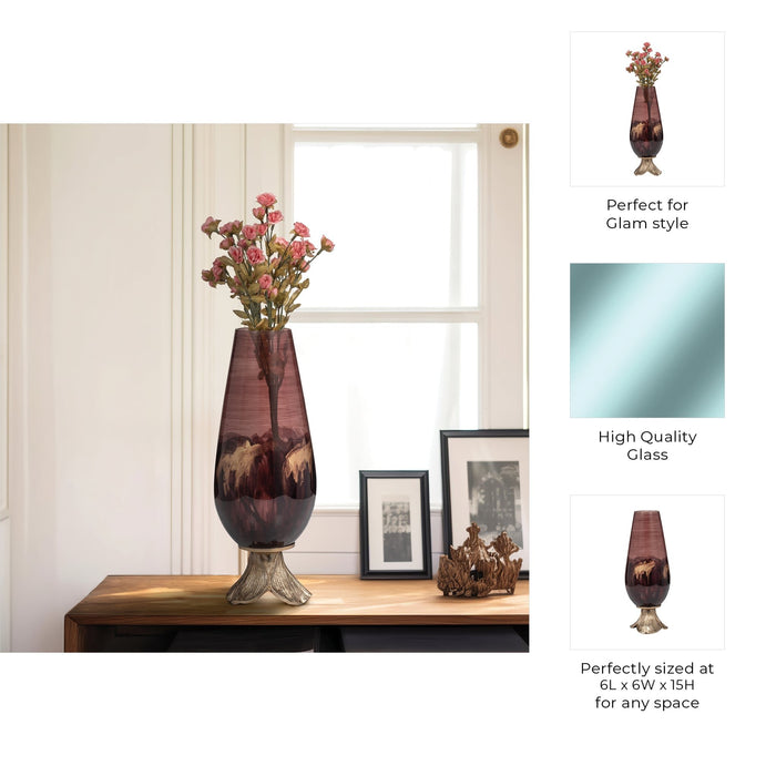 glass-15-vase-w-leaf-base-bronze-10