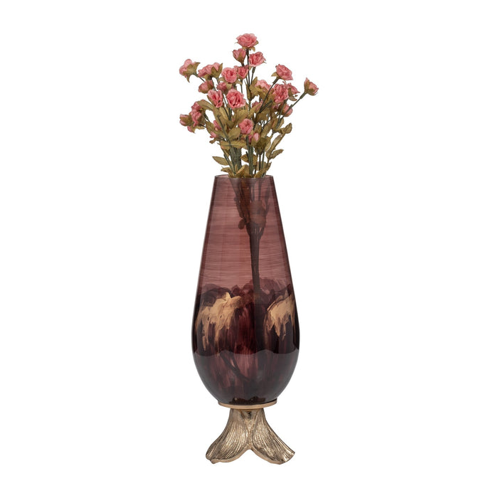glass-15-vase-w-leaf-base-bronze-2