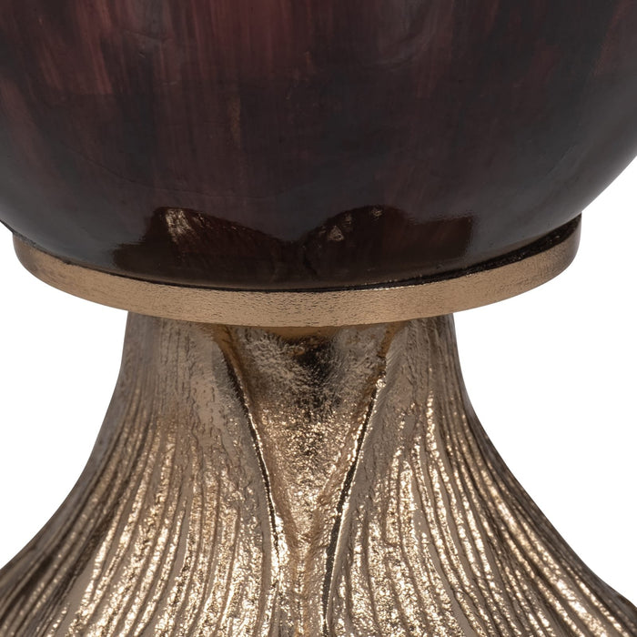 glass-15-vase-w-leaf-base-bronze-4