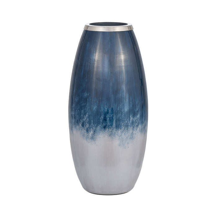 glass-18-h-vase-w-metal-rim-blue-wht-ombre-1