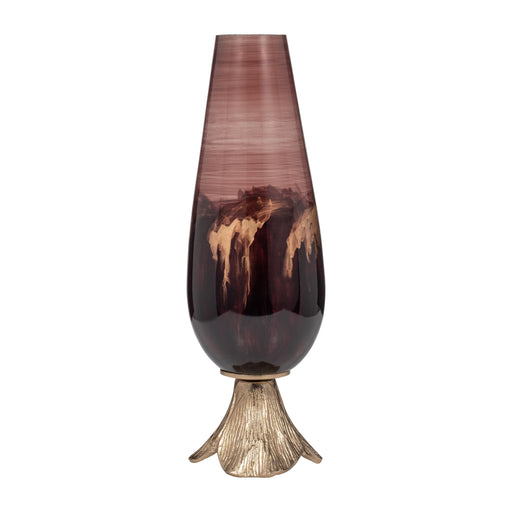 glass-19-vase-w-leaf-base-bronze-1