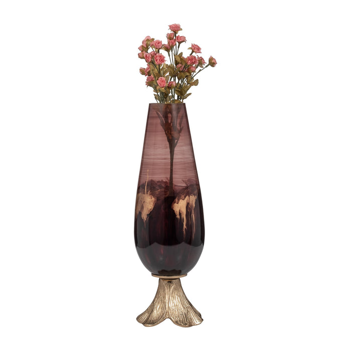 glass-19-vase-w-leaf-base-bronze-2