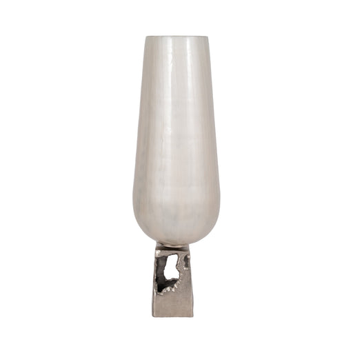 glass-26-h-vase-w-metal-base-peral-white-1