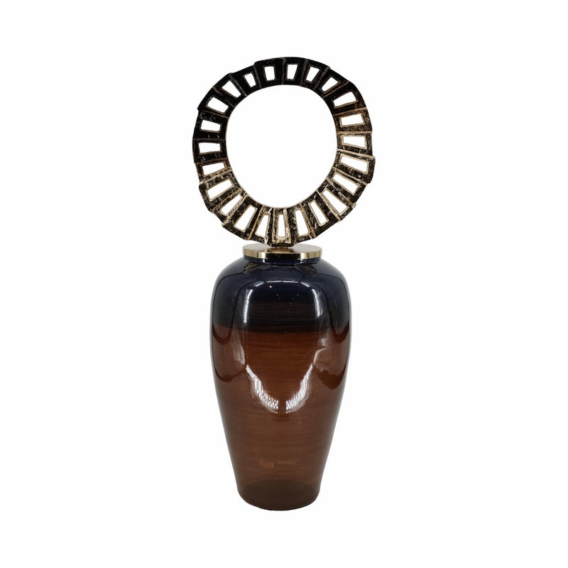 glass-35-vase-with-crown-top-brown-1