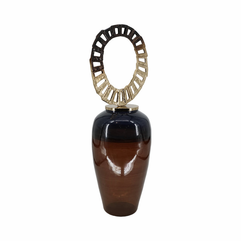 glass-35-vase-with-crown-top-brown-2
