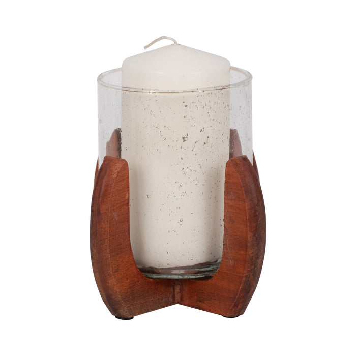 glass-7-votive-holder-w-base-brown-clear-2