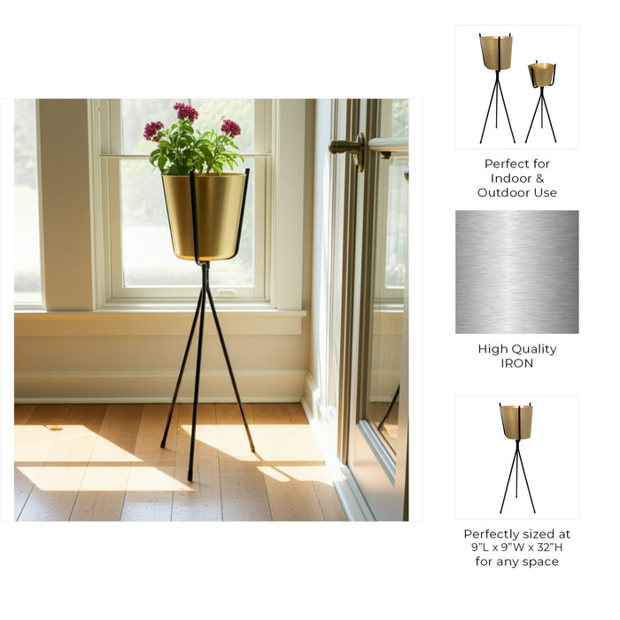 gold-metal-planter-black-tripod-31-5-3
