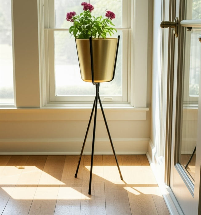 gold-metal-planter-black-tripod-31-5-4
