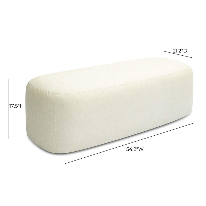 graceland-cream-faux-mohair-bench-6
