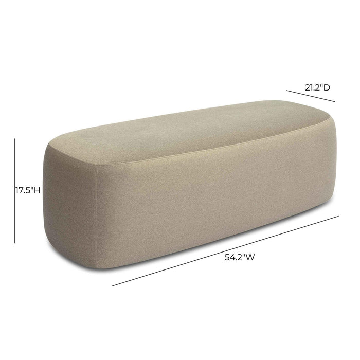 graceland-taupe-faux-mohair-bench-6